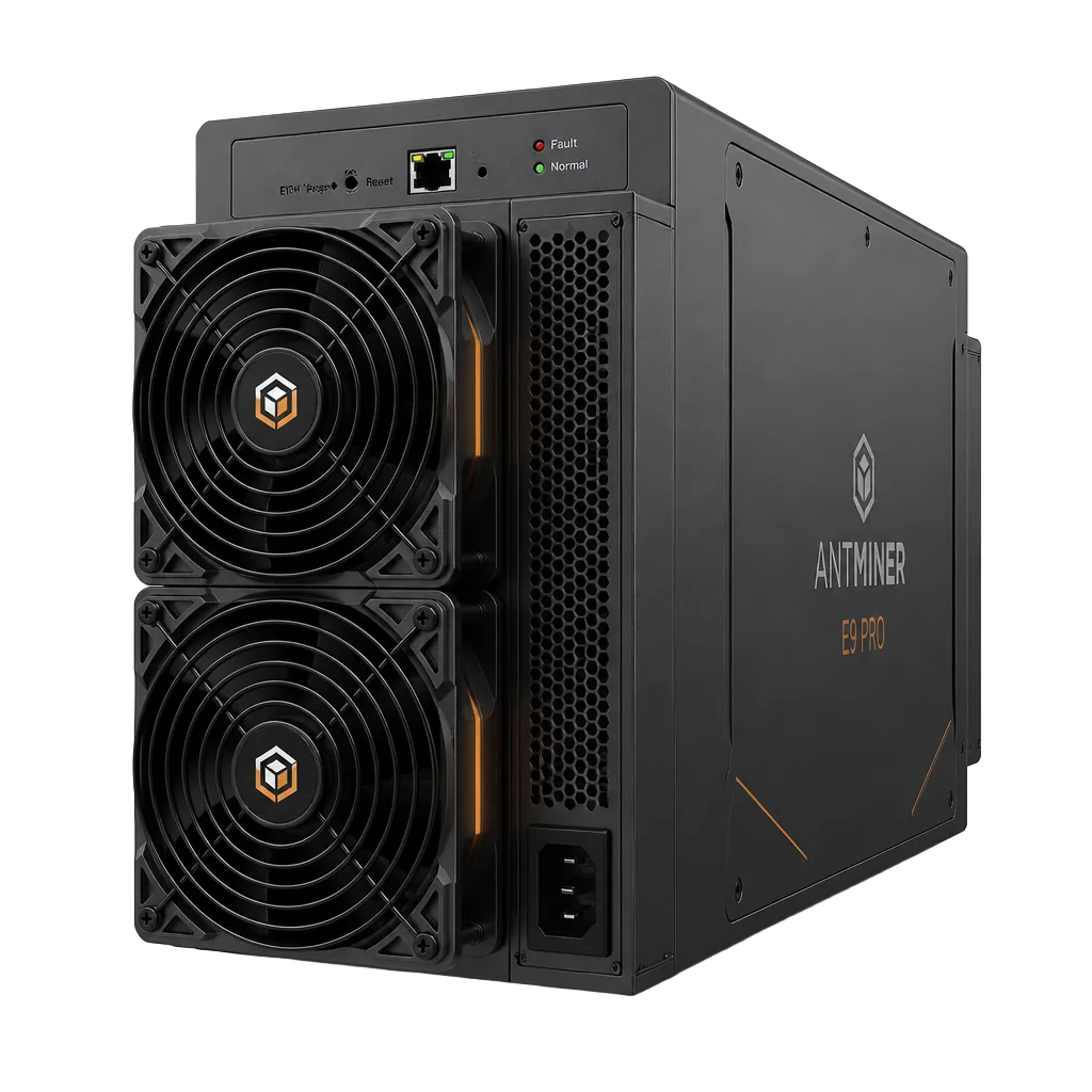 3D vizualizácia ASIC minera v profesionálnom housing datacentre