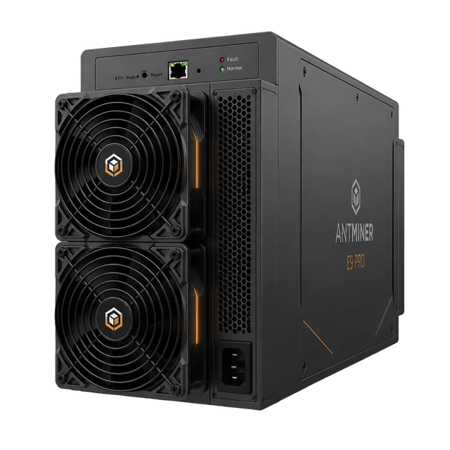 Render ASIC minera s dvojicou ventilátorov
